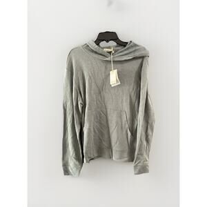 Barefoot Dreams Men's Malibu Collection French Terry Hoodie Smoked Green Small